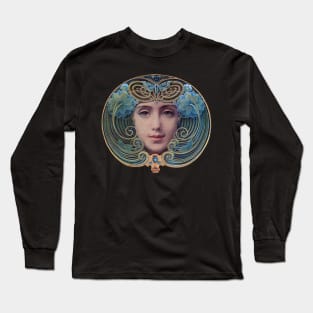 Art Nouveau Woman Long Sleeve T-Shirt